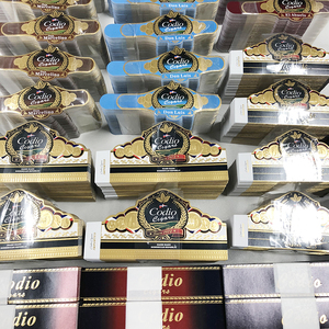 Tùy chỉnh in dính Nhãn dán nhãn dập nổi Cigar Bar Vòng ban nhạc có thể tái chế phân hủy sinh học vật liệu giấy flexography/Mực đậu nành - Product Image 6