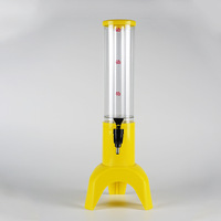 Distributeur de bière Mimosa de 50 oz pour table, tour à margaritas avec tube à glace et lumière LED pour bière, margaritas, liqueurs et boissons