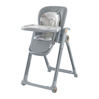 Chaise haute multifonctionnelle 5-en-1 pour bébé, style luxe, best-seller, chaise pour enfants, chaise réglable, chaise à bascule