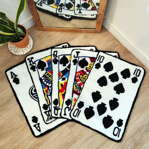 Jeu d'anime personnalisé <span class=keywords><strong>Tapis</strong></span> de porte de luxe Design antidérapant <span class=keywords><strong>Tapis</strong></span> de carte à <span class=keywords><strong>jouer</strong></span> avec technique de pile de boucle - Product Image 2