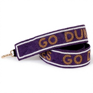 Georgia Southern for Eagles Navy Gold Beaded Purse Strap Official Collegiate Licensed Game Day Bag Correa para fanáticos hechos de - Product Image 5