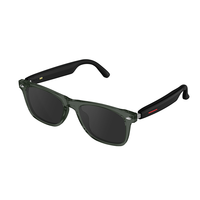 Gafas inteligentes con traducción IA, montura de PC ultra suave E13-C, negras, venta al por mayor de fábrica, con botón para fotos y reproducción de música, para comercio transfronterizo.