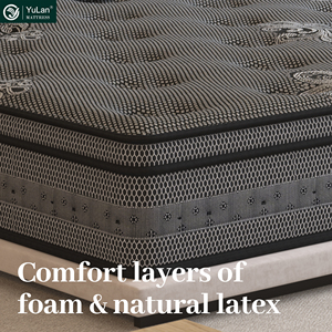 Échantillon gratuit d'usine taille double <span class=keywords><strong>90x190</strong></span> ajout de matelas de <span class=keywords><strong>lit</strong></span> matelas en mousse acoustique pour hôtel Pack in box - Product Image 2
