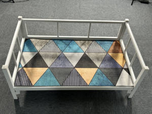 Cama para Mascotas de Lana Tamaño XL al por Mayor, Marco Resistente, Empaquetado Convenientemente en Cartón, Diseño Elevado de Fabricante Chino, Cama Refrescante para Mascotas - Product Image 3