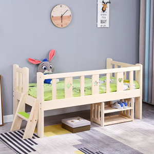 Diseño Moderno con Ruedas, Cama Individual Móvil de Madera Maciza, Cama para Niños, Cuna para Bebés, Guardería, Hotel o Sala de Estar - Product Image 2