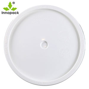 Seau de peinture en plastique Couvercle en PP Couleur personnalisée Vente directe d'usine Seau en plastique 10L Seau de stockage multifonctionnel - Product Image 1