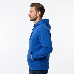 Men's Heavyweight <b>600gsm</b> Polyester/Cotton Winter Lined Solid Outdoor Printed Oversized Pullover <b>Hoodie</b> Stringless ODM Design - Product Image 2