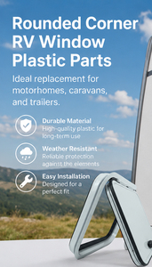 Pièces de rechange neuves et <span class=keywords><strong>d</strong></span>'<span class=keywords><strong>occasion</strong></span> pour cadre de fenêtre arrondi en plastique pour camping-car, <span class=keywords><strong>caravane</strong></span> et remorque de voyage - Product Image 4