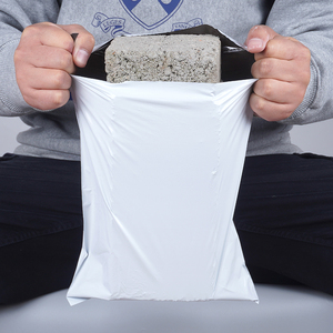 Nhựa màu trắng polymailer túi nhựa vận chuyển chuyển phát nhanh phong bì gửi thư đóng gói túi cho quần áo hàng may mặc và sách với logo - Product Image 6
