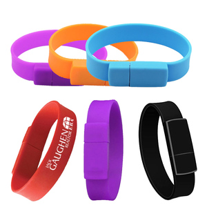 Gelang Usb kustom USB, gelang kunci Usb 1GB 2GB 4GB 8GB 16GB 32GB 64GB 128GB - Product Image 1