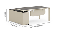 Haut de gamme moderne directeur bureau Table Design moderne Durable bureau de travail exécutif Table patron meubles bureau