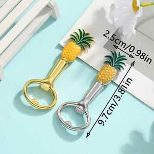 Ouvre-bouteille décoratif en forme d'ananas doré, accessoire élégant pour bar à domicile, <span class=keywords><strong>bouchon</strong></span> de bouteille de <span class=keywords><strong>vin</strong></span>, comptoir de cuisine, cadeau d'anniversaire de mariage - Product Image 5