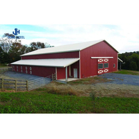 Structure de ferme moderne pour l'élevage de chèvres et de moutons, hangar en acier détachable
