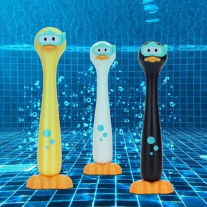 Jouets de plongée pour enfants d'été, aides à la respiration sous l'eau pour la piscine, équipement éducatif en plastique noir unisexe - Product Image 3