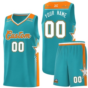 Tenue de basketball sur mesure - Ensemble complet avec design personnalisé, impression de numéros et logos d'équipe - Product Image 3