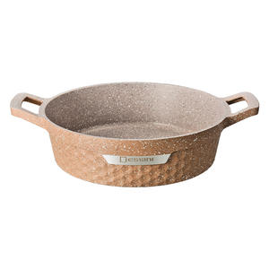 Yapışmaz İndüksiyonlu Tencere Seti Granit Pişirme Tencereleri Seti Yapışmaz Döküm Alüminyum Güveç Tenceresi Kapaklı - Product Image 4