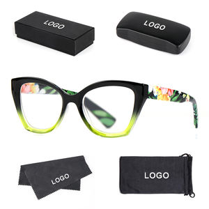 Vente en gros bon marché de lunettes de lecture mode œil de chat en plastique pour supermarché lunettes de lecture anti-lumière bleue pour femmes - Product Image 2