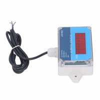 Sensor Pengukur Kecepatan Motor Tachometer IP68 Tahan Air Layar Digital LED DC 8V-24V Pengukur Kecepatan Motor