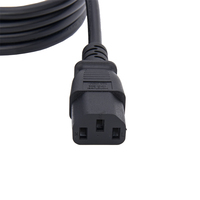 UK Plug 2 C13 Y Splitter cable de alimentación Aislado de alto voltaje VDE/CCC/ROHS Conductor de cobre PVC Telecomunicación