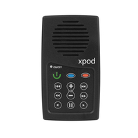 XPOD V-193 Pemutar Audio Portabel Musik/E-Book Alkitab Tenaga Surya Aktif, Mendukung MP3, Plastik Berkualitas Tinggi, Memori 4GB/8GB/16GB, Tahan Lama
