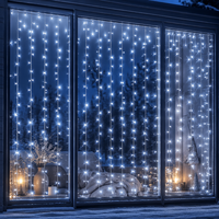 500L Kaltweiße Blitz-LED-Lichterkette mit IP44 Timer Transformator Gummikabel Feenlicht für Außen-Weihnachtsbaumdekoration