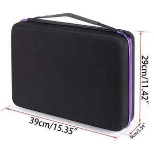 108 Essential Oils Carrying <b>Case</b> Holds 5ml 10ml 15ml Bottles <b>Hard</b> <b>Shell</b> Exterior EVA Essential Oils Storage Organizer Bag - Product Image 6