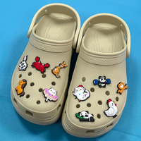 Hybkuaji PVC cochon boucle chaussure lacets personnalisés boucles sabot charme unisexe 2.5-3.5cm 2g pour chaussures décorations