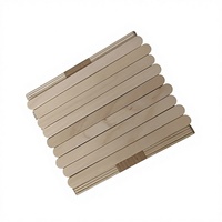 Bâtonnets de crème glacée jetables en bois de bouleau écologiques et flexibles pour glaces maison, loisirs créatifs pour enfants, qualité alimentaire durable, non toxiques