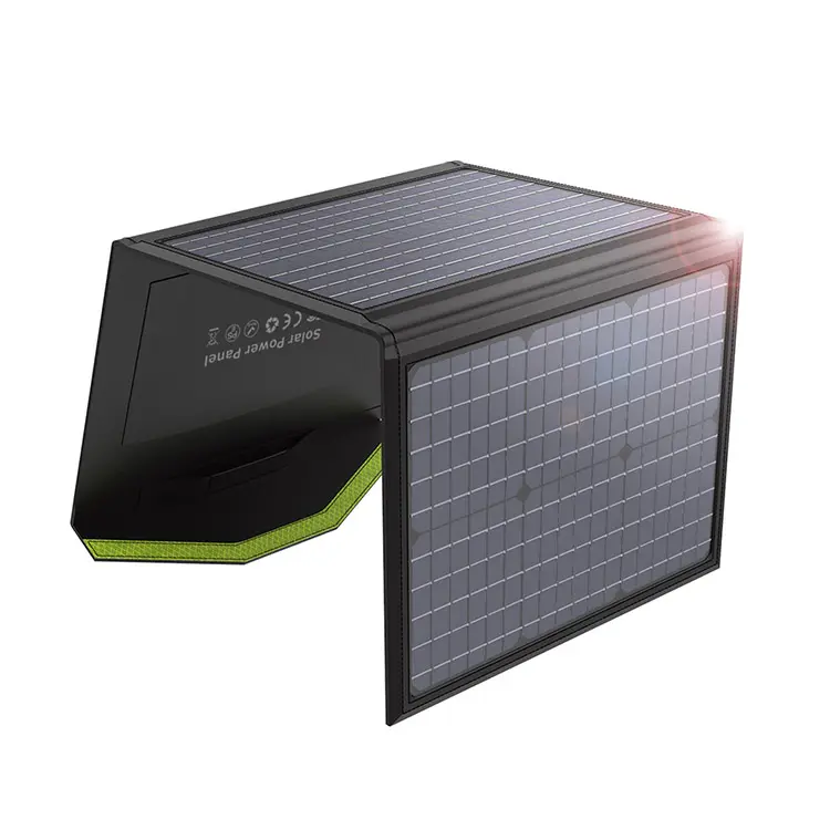 60W katlanabilir Panel güneş Portatil sırt çantası GÜNEŞ PANELI Smartphone Powerbank mobil güneş enerjisi şarj cihazı