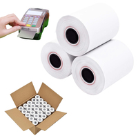 Gulungan Kertas Termal Standar 57x40mm untuk Printer Terminal POS Bluetooth Mini Portabel, Gulungan Kertas Struk Bebas BPA