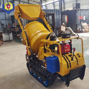 Nhỏ 400L Crawler Giao thông vận tải xe trộn bê tông theo dõi Dumper xi măng <span class=keywords><strong>Mixer</strong></span> để bán - Product Image 5