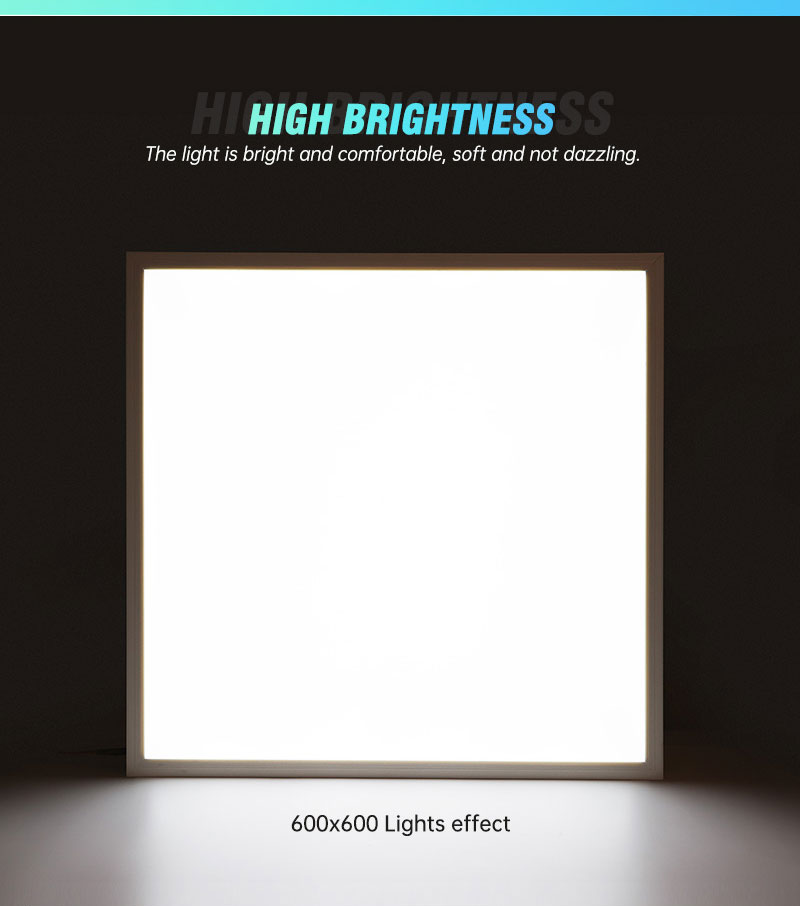 Guangzhou in stock 60x60 led panel light 2x4 48w commercial  panel light 60x60 cm led backlit panel light for office