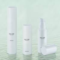 Bien conçu PP ABS comme 15ml 30ml 40ml 50ml Multi Spécification Anodisé Bleu Bouteille Avec Corps Brillant Airless Pompe Bouteille