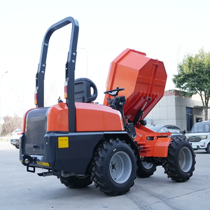 Schnelle Lieferung Selbstladender 1300kg Radkipper Hydraulischer Radkipper für Zuhause Garten-Mini-Gummiradkipper zum Verkauf - Product Image 2