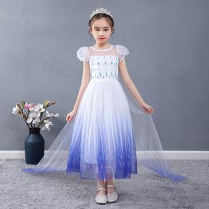 MQATZ niñas Halloween <span class=keywords><strong>Elsa</strong></span> & <span class=keywords><strong>Anna</strong></span> disfraz TV <span class=keywords><strong>y</strong></span> película inspirado fantasía juego de rol Cosplay para niños - Product Image 3