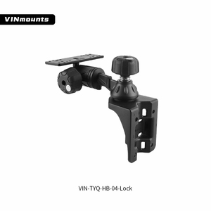 VINmounts All Aluminum Horizontal 7.32" Swing Arm Fish Finder <b>Mount</b> for Fishfinders and Chartplotters VIN-TYQ-HB-04L-Lock - Product Image 2
