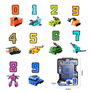 DIY Play Set <strong>Maths</strong> Educational Toys Transform Number <strong>Blocks</strong> Toys Digital Robot Tiktok Hot Selling 2025 - Product Image 1
