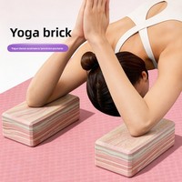 Brique de yoga en EVA non parfumée, épaisse et haute densité pour étirements des jambes féminines - Accessoires professionnels pour studios de yoga et salles de sport
