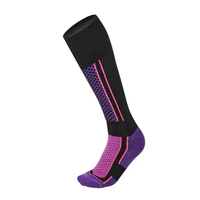 Vente en gros de chaussettes d'équitation personnalisées avec logo, pour femmes et hommes, chaussettes hautes absorbant la transpiration, chaussettes d'équitation