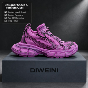 Zapatillas de Diseño de Lujo para Hombre y Mujer, Zapatillas Deportivas Rosadas de Alta Calidad, Plataforma Desestructurada, Nuevas - Product Image 1