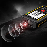 Digital Laser Ruler Handheld Precision Range Measuring Instrument Rechargeable Indoor Length Tester Equipment