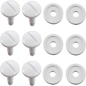 Kit de 12 Piezas de Tornillos para Ruedas de Limpieza de Piscinas Polaris 280/180 C55 y Arandelas C64 - Product Image 1