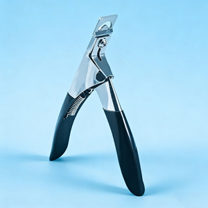 Coupe-ongles droit en acier inoxydable pour manucure et pédicure à domicile, salon de beauté personnel, pour ongles en acrylique et faux ongles - Product Image 4