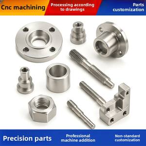Accessoires de quincaillerie mécanique de précision usinés CNC en aluminium, cuivre et acier inoxydable non standard, tournage de précision, Chine - Product Image 2