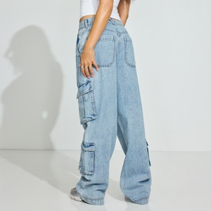 Ropa Casual Nueva para Mujer, Jeans de Diseño Sólido, Pantalones Cargo a la Moda, Jeans con Spandex, OOTD - Product Image 2