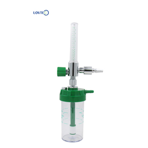 Lovtec Đồng Hồ Đo Lưu Lượng Y Tế Điều Chỉnh Oxy Din/Bs/Ohmeda Có Bình Tạo Độ Ẩm - Product Image 5
