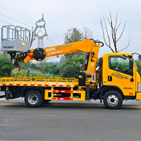 Camion-grue d'ingénierie pour l'installation de vannes et les travaux de conservation des eaux municipales