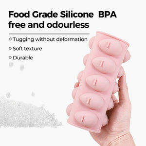 MUYULINS Factory 35-Cavity Nail-Shaped LFGB Platinum Non-Stick BPA-Free <b>Silicone</b> Chocolate Mold - Product Image 6