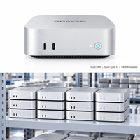 Mini PC Intel N100 N150 CPU, 12 Go de mémoire LPDDR5 4800 Mhz, SSD SATA 256 Go, WIFI5 BT4.2, fonctionnement en ligne 24h/24, ordinateur industriel de petite taille