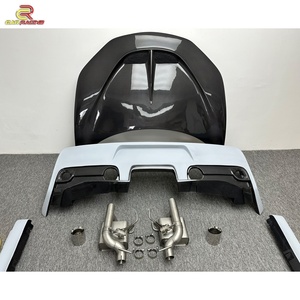 Nuevo Kit de Carrocería Estilo Speciale de Fibra de Carbono Brillante con Tejido Twill para 458 Italia Spider 2010-2015, Parachoques Delantero, Capó y Laterales - Product Image 6